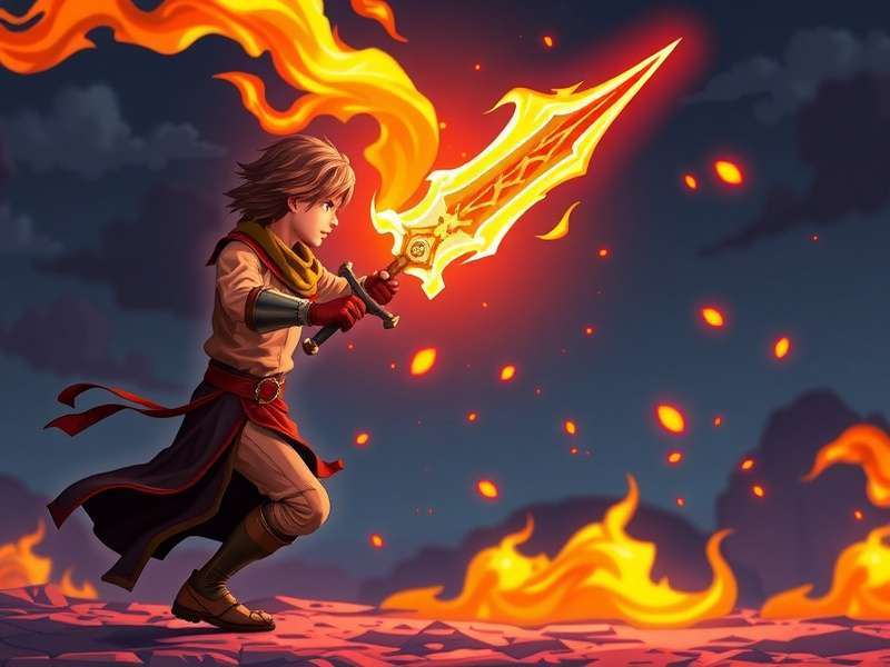 Sword Flame Challenge combat screenshot